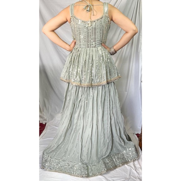 Embroidered Indian Lehenga - Picture 3 of 8